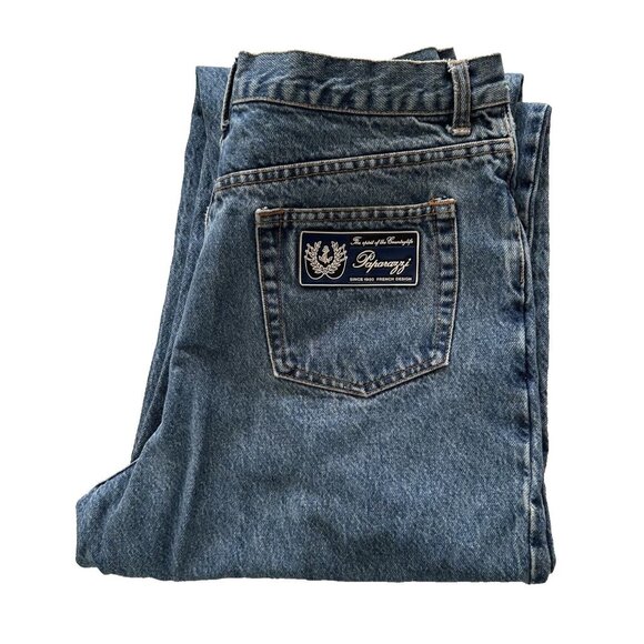 Paparazzi Made in Italy RARE Button Fly 90's Jeans Women's EU SZ 46 = US SZ 16